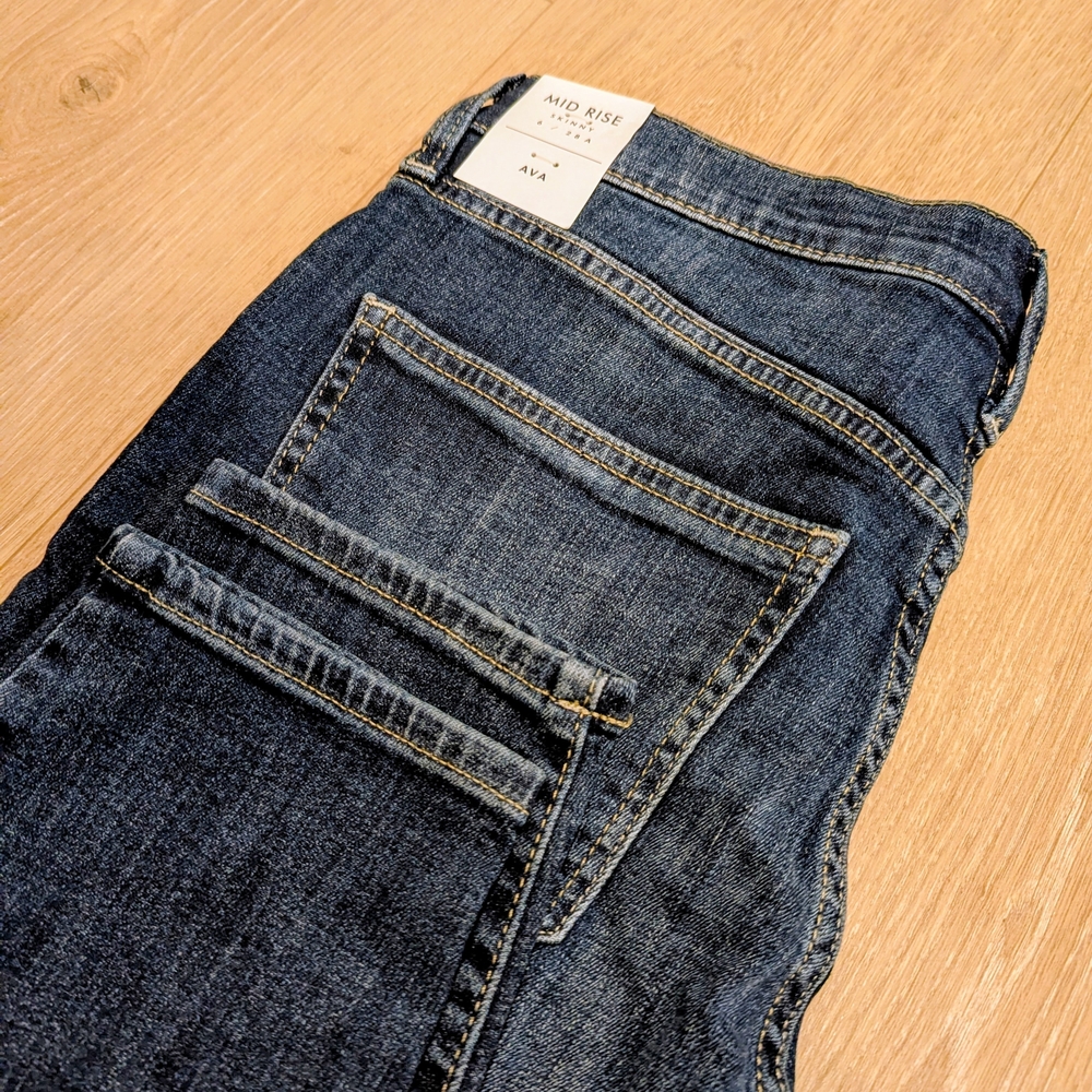 Lucky Brand Ava Women's Deep Indigo Skinny Jeans - Picture 4 of 5
